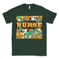 Sports Green Green And Yellow Nurse Classic Tee - LillyAllenDesigns
