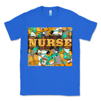 True Royal Green And Yellow Nurse Classic Tee - LillyAllenDesigns