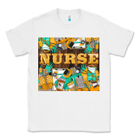 White Green And Yellow Nurse Classic Tee - LillyAllenDesigns