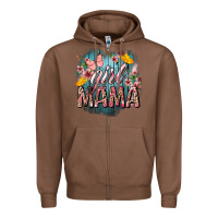 Chestnut Girl mama butterfly mother's day Zipper Hoodie - HowdyJamesFarm