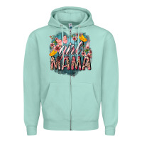 Girl Mama Butterfly Mother's Day Zipper Hoodie | Teevron
