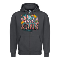 Smoke Girl mama butterfly mother's day Zipper Hoodie - HowdyJamesFarm