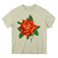 Mossy tropicana rose Heavy Core Tee - LillyAllenDesigns