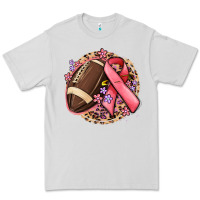 Dove Grey breast cancer ribbon and american football Premium Tee - MaliasSmallBusiness