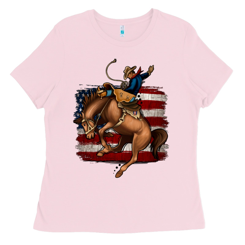 Bucking Bronco Ladies Tee by Jasminsmagicworld | Teevron