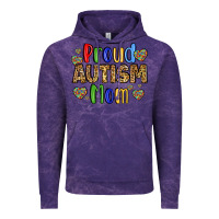 Cloud Purple proud autism mom design Vintage Hoodie - LillyAllenDesigns