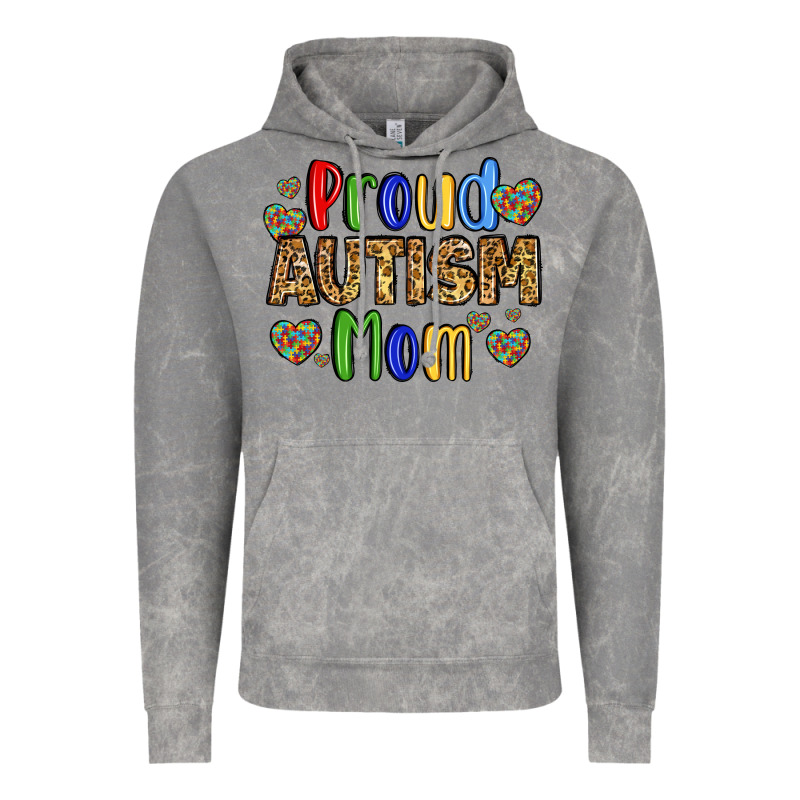 Proud Autism Mom Design Vintage Hoodie by LillyAllenDesigns | Teevron
