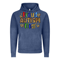 Vintage Denim proud autism mom design Vintage Hoodie - LillyAllenDesigns