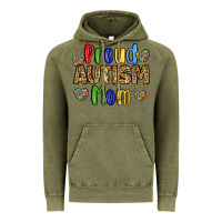 Vintage Olive proud autism mom design Vintage Hoodie - LillyAllenDesigns