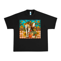 Black Western Fall Heifer Urban Heavy Tee - LillyAllenDesigns