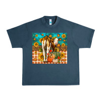 Midnight Navy Western Fall Heifer Urban Heavy Tee - LillyAllenDesigns