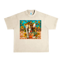 Sandshell Western Fall Heifer Urban Heavy Tee - LillyAllenDesigns