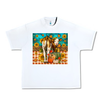 White Western Fall Heifer Urban Heavy Tee - LillyAllenDesigns