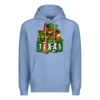 Colony Blue St. Patrick's Texas map Premium Hoodie - OliviaCreatesArt