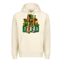 Sandshell St. Patrick's Texas map Premium Hoodie - OliviaCreatesArt