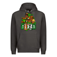 Smoke St. Patrick's Texas map Premium Hoodie - OliviaCreatesArt