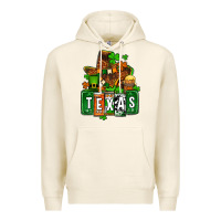 Tofu St. Patrick's Texas map Premium Hoodie - OliviaCreatesArt