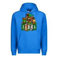 True Royal St. Patrick's Texas map Premium Hoodie - OliviaCreatesArt