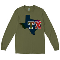 Army Green Texas Long Sleeve Tee - Bettercallsaul