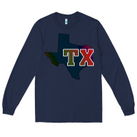 Navy Texas Long Sleeve Tee - Bettercallsaul