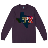 Plum Texas Long Sleeve Tee - Bettercallsaul