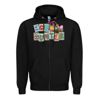 Black Egg hunter Easter Day Zipper Hoodie - CowGirlArtShop
