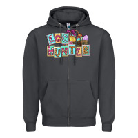 Egg Hunter Easter Day Zipper Hoodie | Teevron