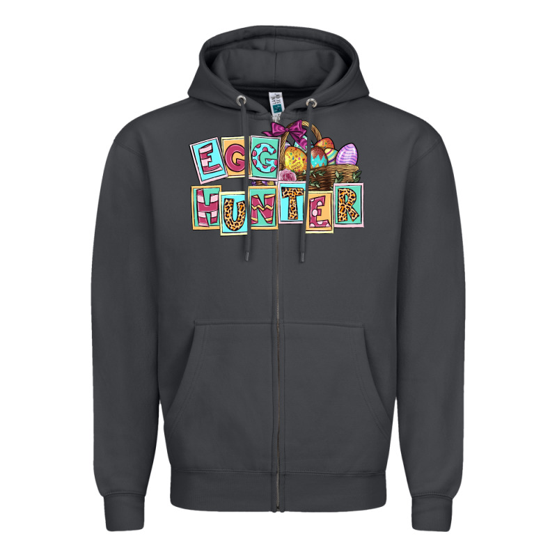 Egg Hunter Easter Day Zipper Hoodie by CowGirlArtShop | Teevron