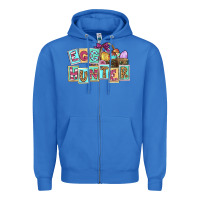 True Royal Egg hunter Easter Day Zipper Hoodie - CowGirlArtShop