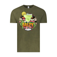 Vintage Olive salty Vintage Tee - JahusDesignShop