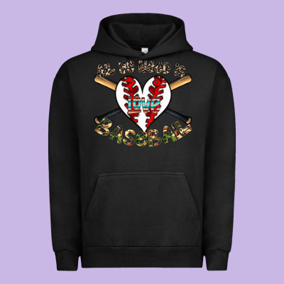 All You Need Is Love Baseball Urban Hoodie Designed By Cowhidedigitalart