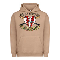 Pigment Burro all you need is love baseball Urban Hoodie - CowhideDigitalArt