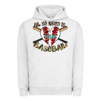 Pigment Lunar Rock all you need is love baseball Urban Hoodie - CowhideDigitalArt