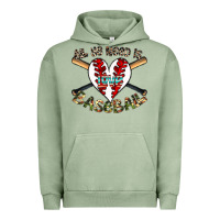 Pigment Oil Green all you need is love baseball Urban Hoodie - CowhideDigitalArt