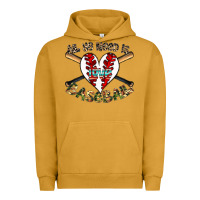 Pigment Peanut Butter all you need is love baseball Urban Hoodie - CowhideDigitalArt