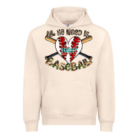 Sandshell all you need is love baseball Urban Hoodie - CowhideDigitalArt