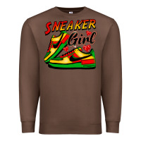 Chestnut sneaker girl Premium Sweatshirt - FaDigitalArtStudio