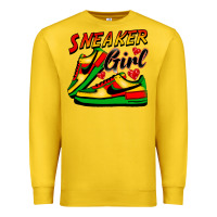 Lemon sneaker girl Premium Sweatshirt - FaDigitalArtStudio