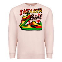 Pale Pink sneaker girl Premium Sweatshirt - FaDigitalArtStudio