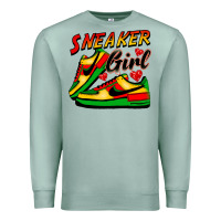 Seafoam sneaker girl Premium Sweatshirt - FaDigitalArtStudio