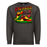 Smoke sneaker girl Premium Sweatshirt - FaDigitalArtStudio