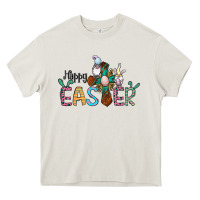 Cream cross rabbit gnomes happy easter Heavy Core Tee - Jasminsmagicworld