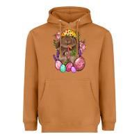 Meerkat Rabbit And Carrot Easter Heavyweight Hoodie - BundleAndBundleShop