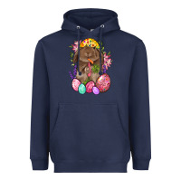 Rabbit And Carrot Easter Heavyweight Hoodie | Teevron