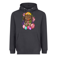 Smoke Rabbit And Carrot Easter Heavyweight Hoodie - BundleAndBundleShop