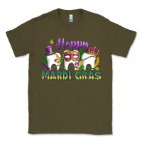 Army Green mardi gras celebration with teeth Classic Tee - LillyAllenDesigns