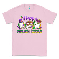 Bubblegum Pink mardi gras celebration with teeth Classic Tee - LillyAllenDesigns