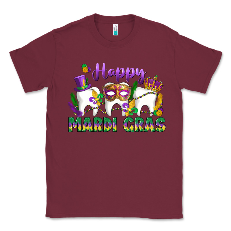 Mardi Gras Celebration With Teeth Classic Tee by LillyAllenDesigns | Teevron