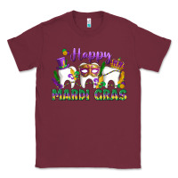 Burgundy mardi gras celebration with teeth Classic Tee - LillyAllenDesigns