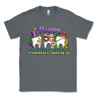 Charcoal Heather mardi gras celebration with teeth Classic Tee - LillyAllenDesigns